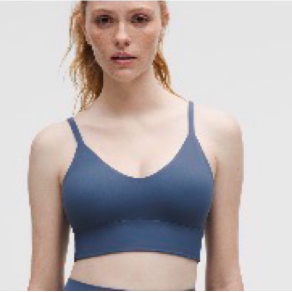 lululemon athletica Other - Lululemon Blue Twill Focuser Bra- Women Intimates & Sleepwear